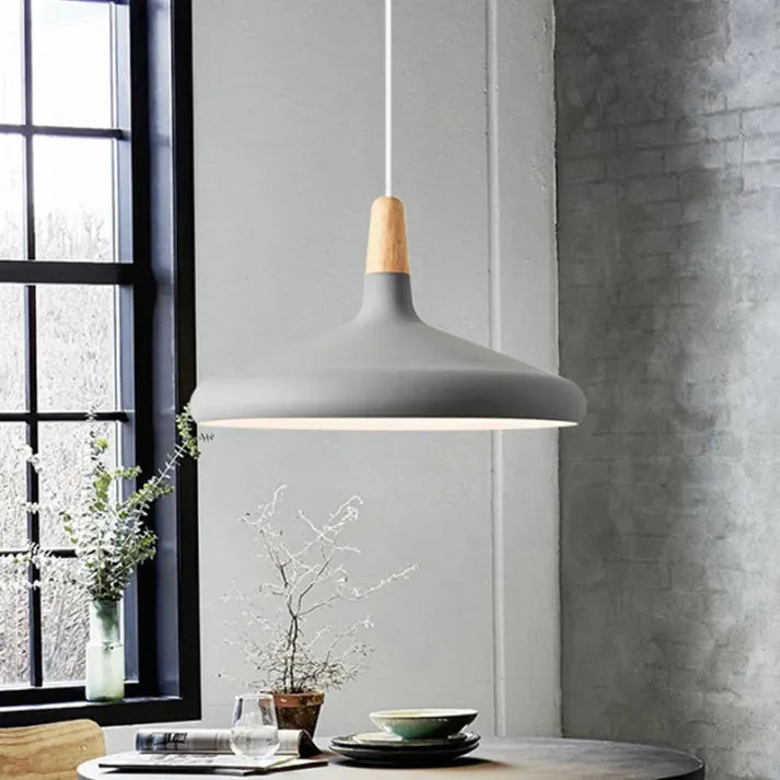 Asteris Nova Conical Metal Pendant Light For Modern Interiors