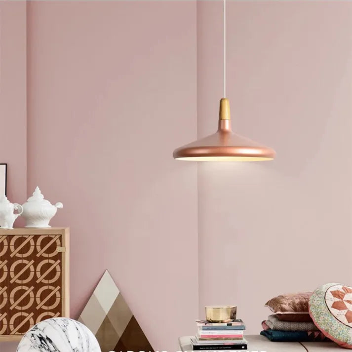 Asteris Nova Conical Metal Pendant Light For Modern Interiors