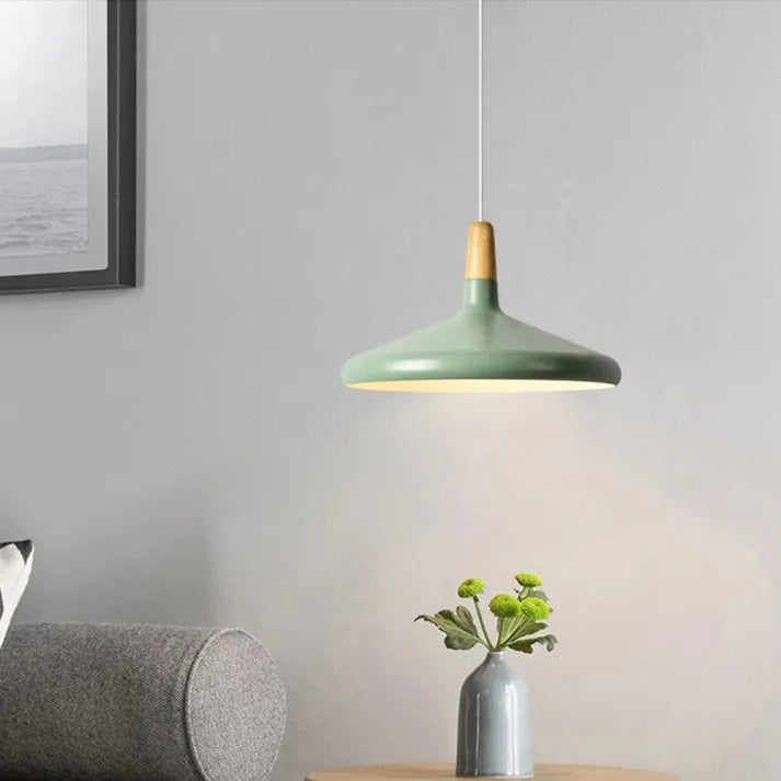 Asteris Nova Conical Metal Pendant Light For Modern Interiors