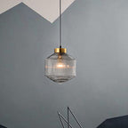 Astrae Drum Pendant Light Contemporary Glass Ceiling Fixture