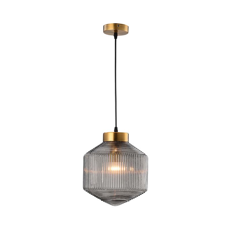 Astrae Drum Pendant Light Contemporary Glass Ceiling Fixture