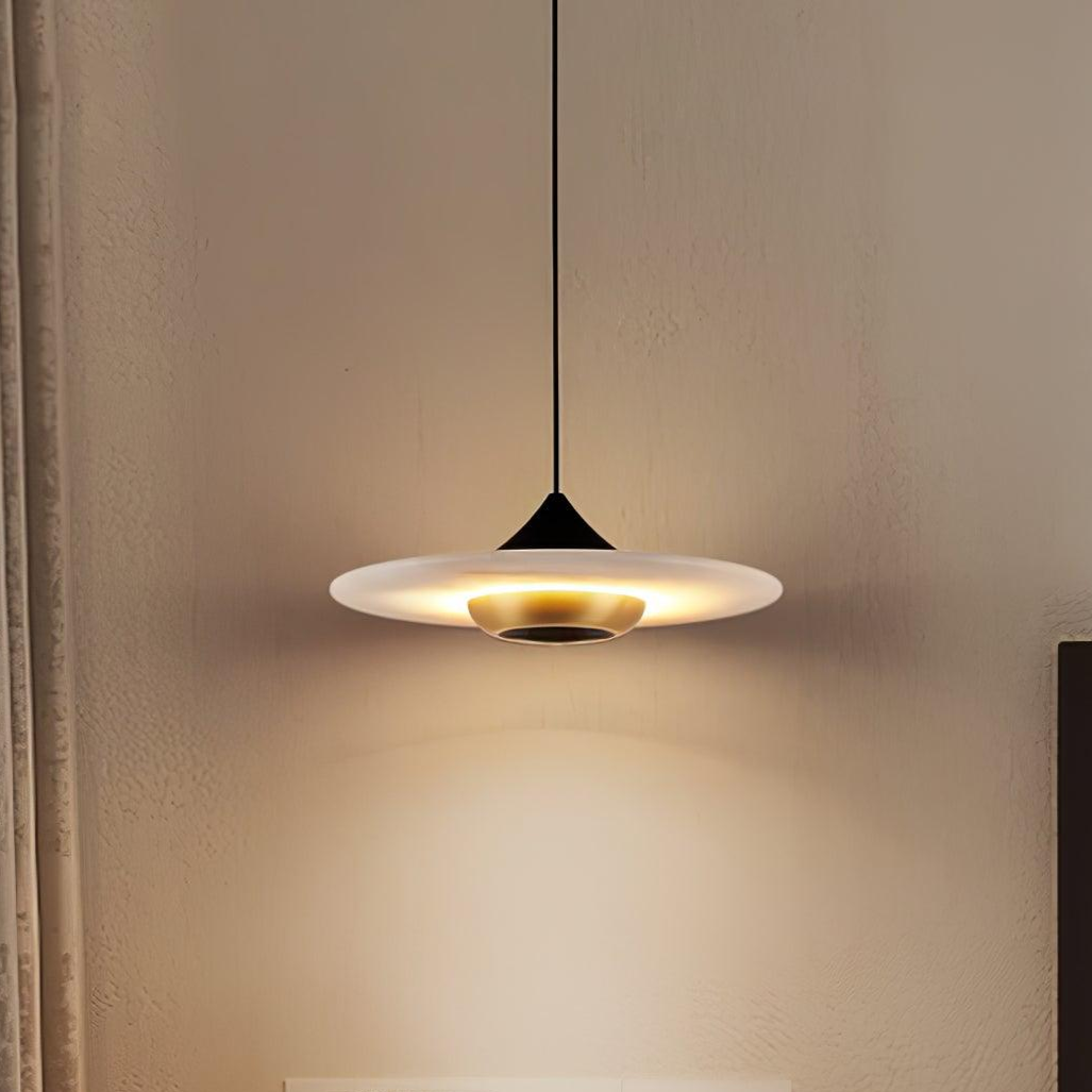 Ardentia Marble Accent Pendant Light With Integrated LED