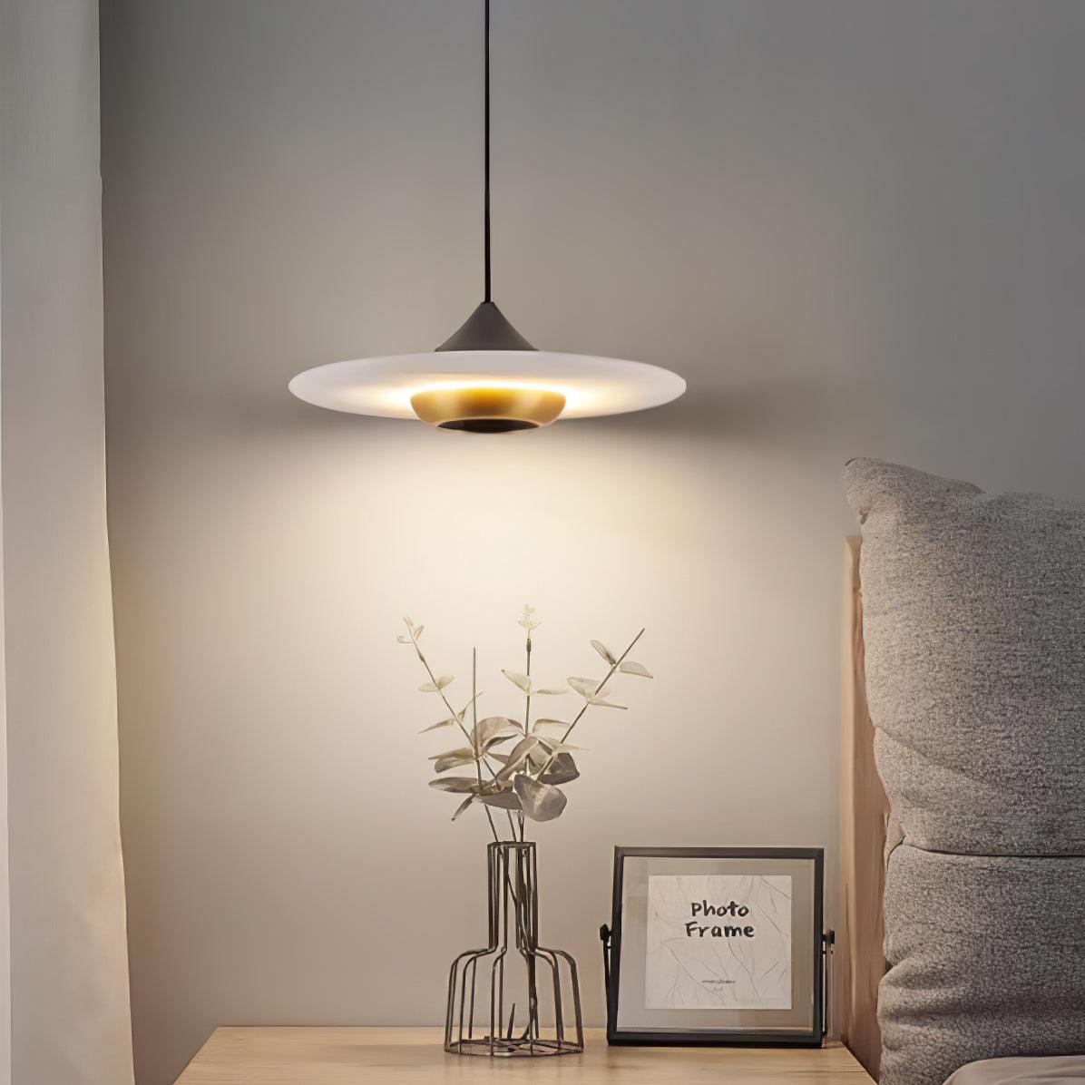 Ardentia Marble Accent Pendant Light With Integrated LED