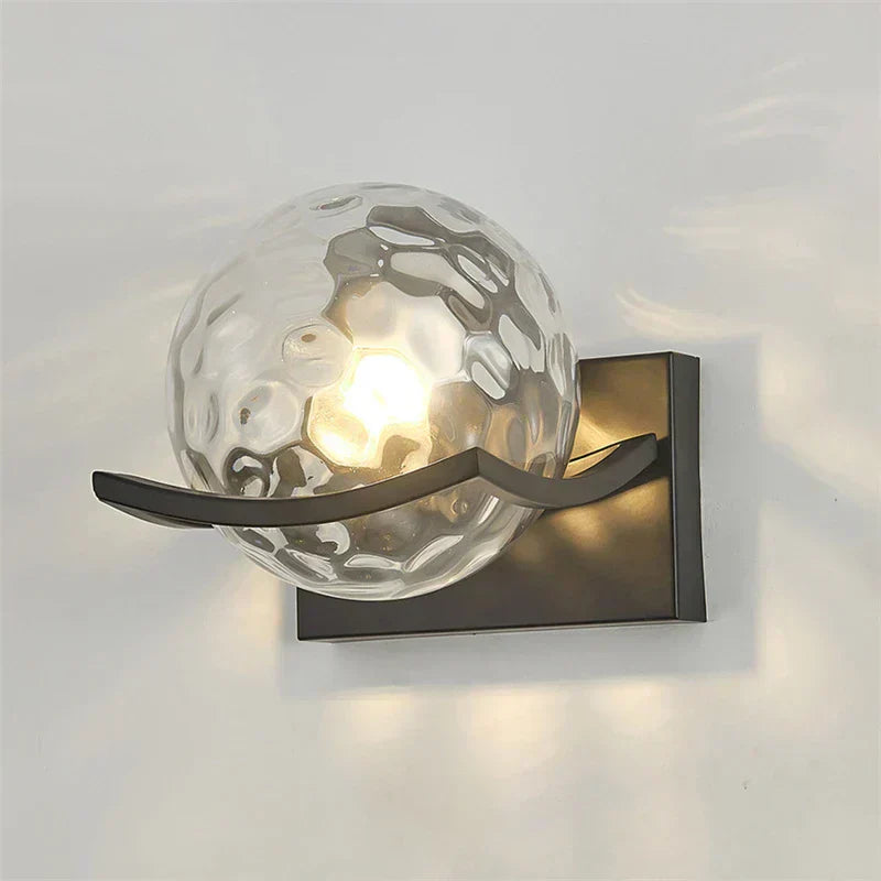 Astra Glass LED Wall Lamp Modern Glass Accent Wall Light Fixture