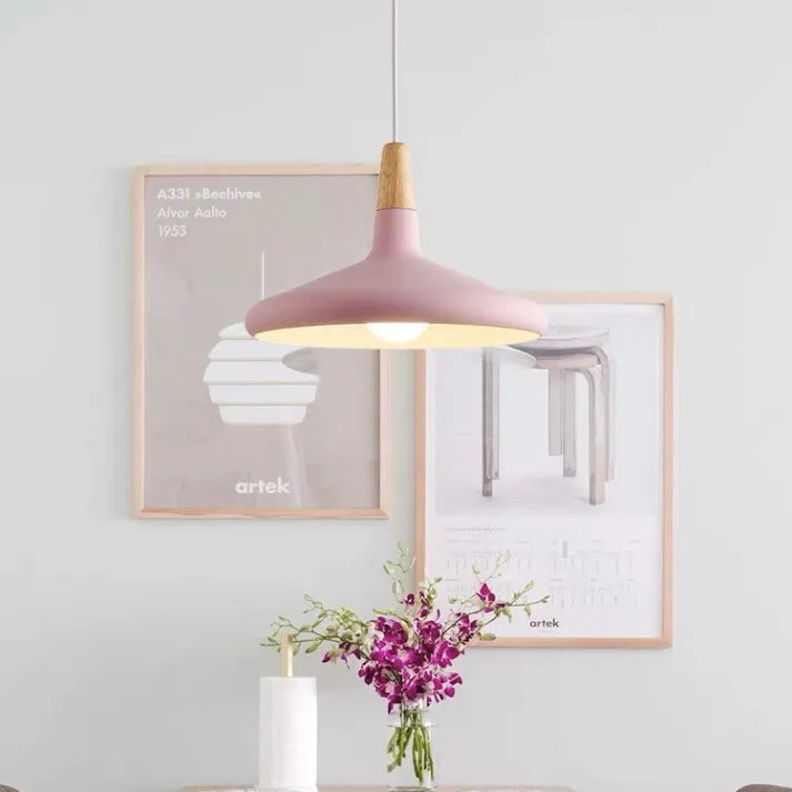 Asteris Nova Conical Metal Pendant Light For Modern Interiors
