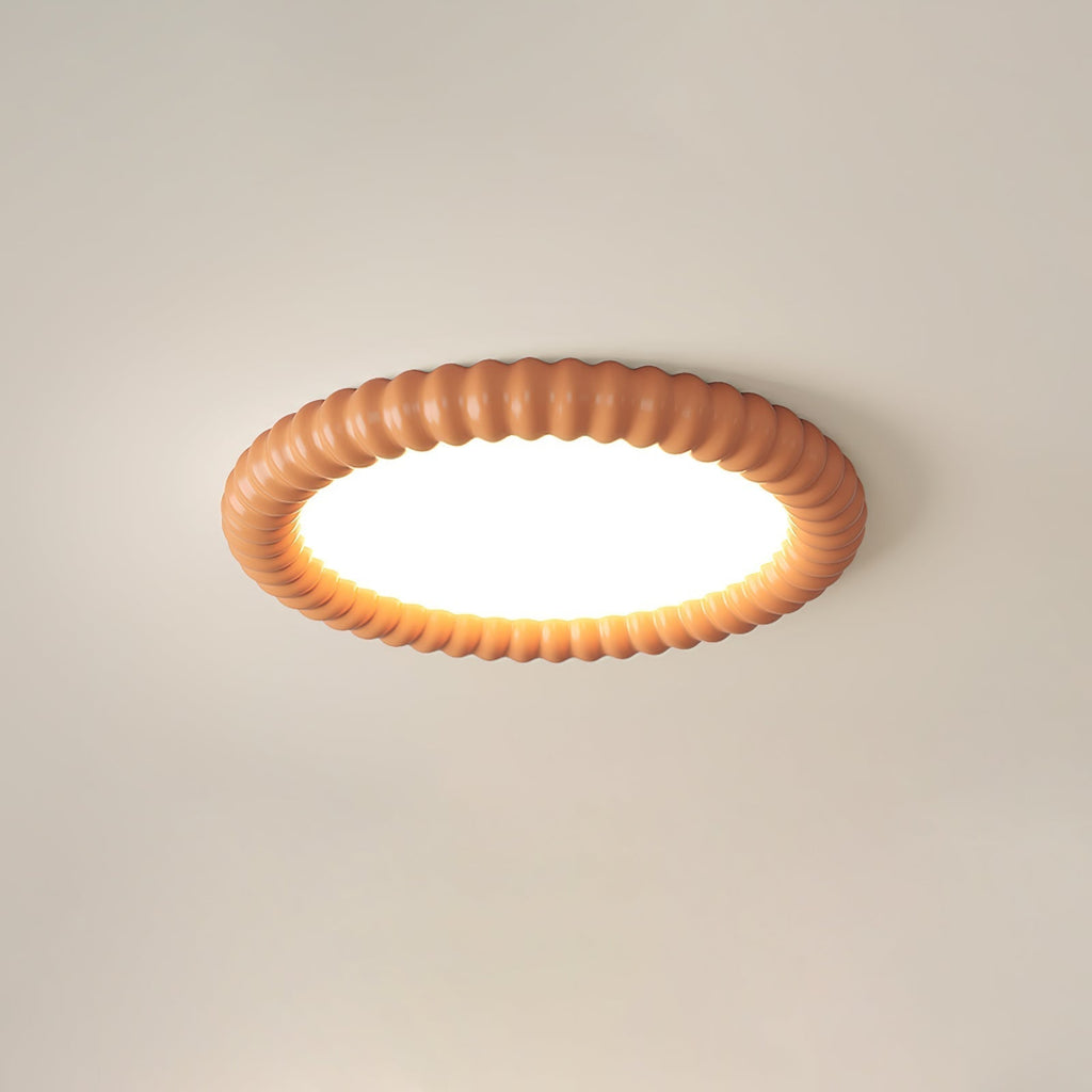 Aurelia Halo Ceiling Light Featuring Ripple Edge and Soft Glow