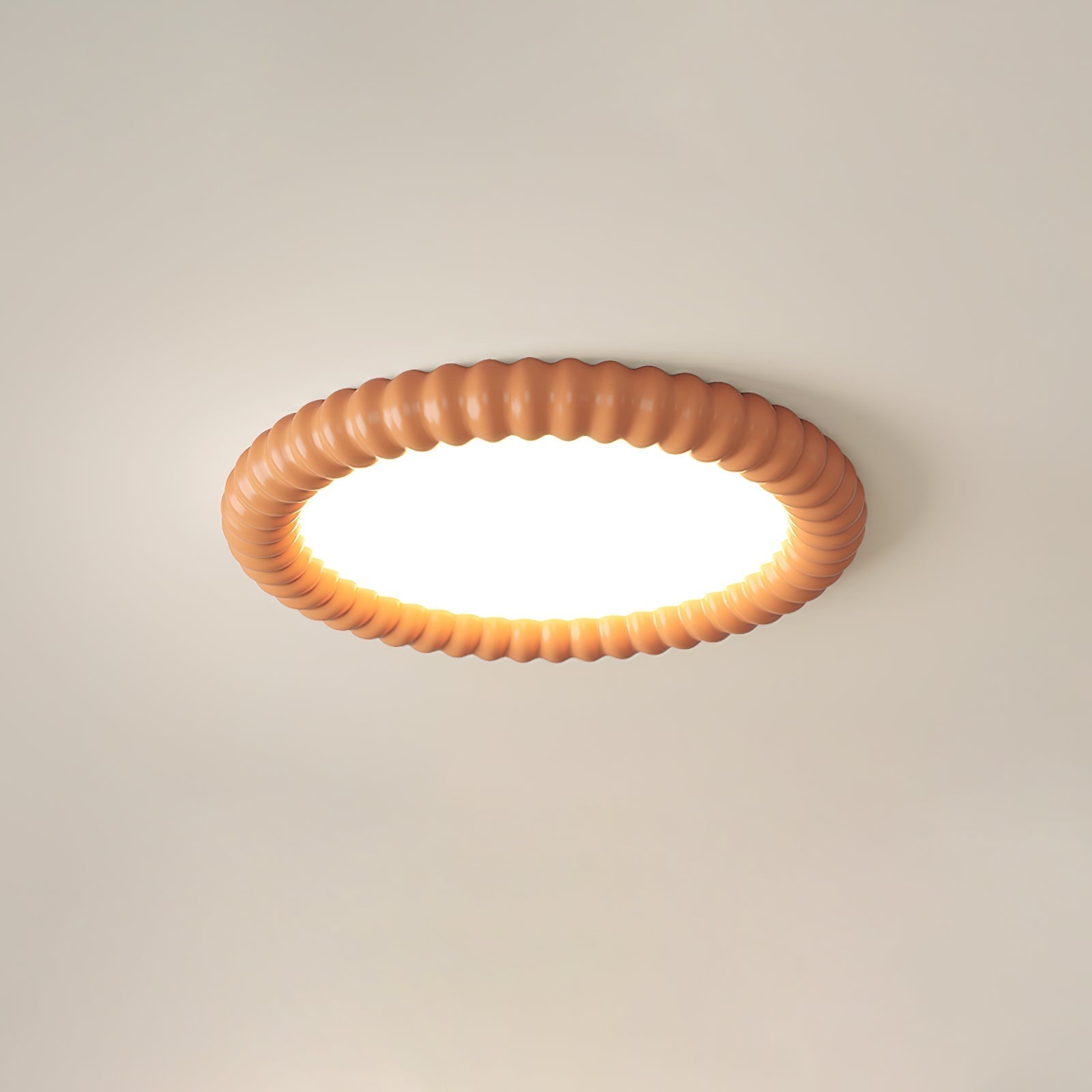 Aurelia Halo Ceiling Light Featuring Ripple Edge and Soft Glow