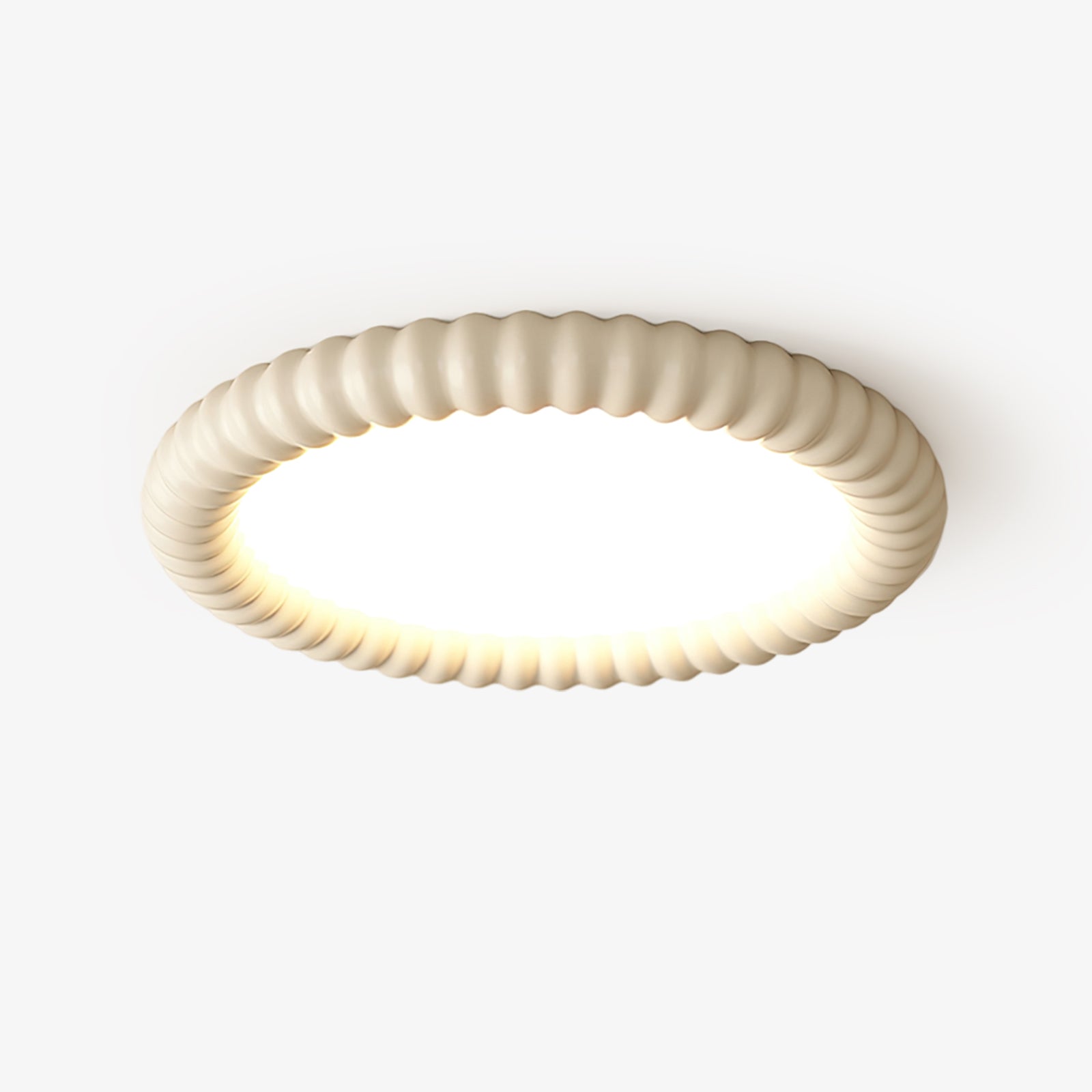 Aurelia Halo Ceiling Light Featuring Ripple Edge and Soft Glow