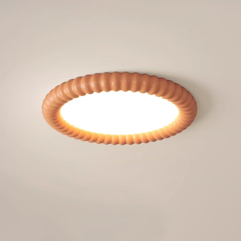 Aurelia Halo Ceiling Light Featuring Ripple Edge and Soft Glow