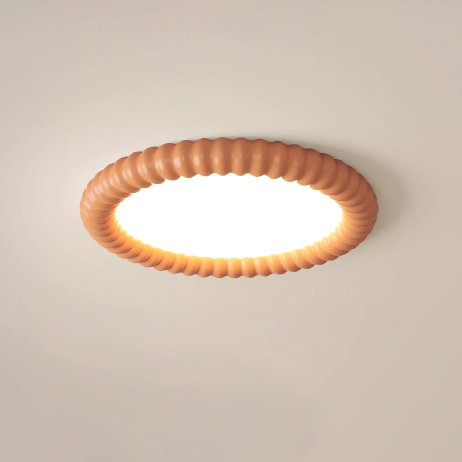 Aurelia Halo Ceiling Light Featuring Ripple Edge and Soft Glow